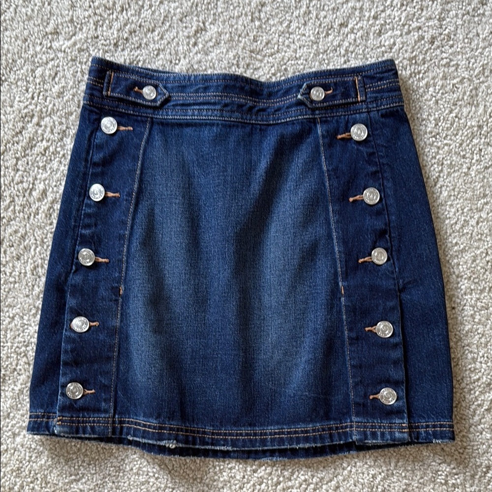Current/Elliott Jean Mini Skirt